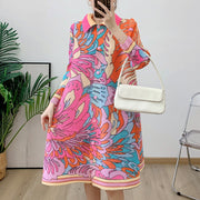 New summer oversized stand up collar pink shirt, fashionable and age reducing western-style jacket, women's mid length trendy
