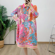 New summer oversized stand up collar pink shirt, fashionable and age reducing western-style jacket, women's mid length trendy
