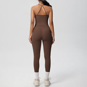 Back Tight Exercise Yoga Clothes Suit