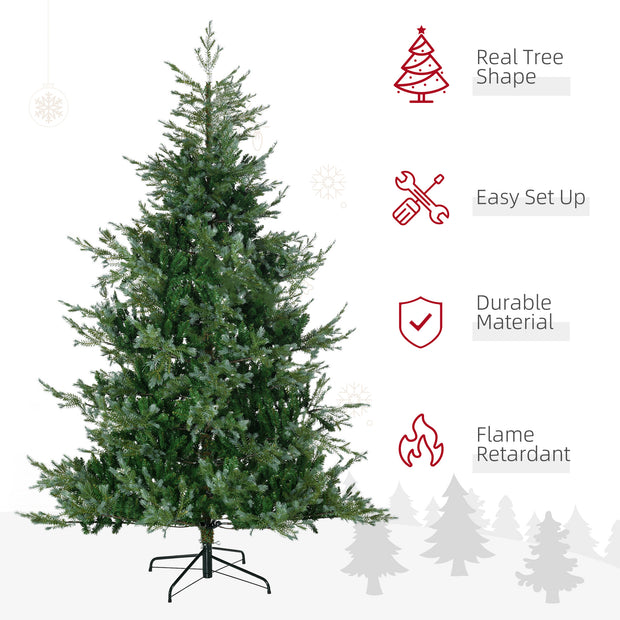 7.5' Artificial Wide Christmas Tree Holiday Décor