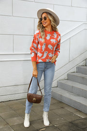 Halloween sweater pullover knit sweater