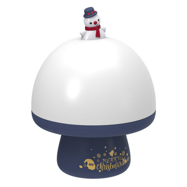 Christmas Starry Sky Projector Night Light Cartoon Santa Snowman Xmas Tree USB Rechargeable Rotatable Projection Lamp Music