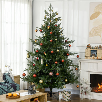 7.5' Artificial Wide Christmas Tree Holiday Décor