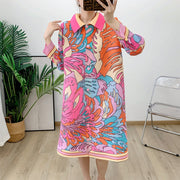 New summer oversized stand up collar pink shirt, fashionable and age reducing western-style jacket, women's mid length trendy