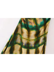 Women Printed Midi Dress Fashion Spaghetti Straps Female Party Evening Dresses Sling Dress Elegant Slim Dresses