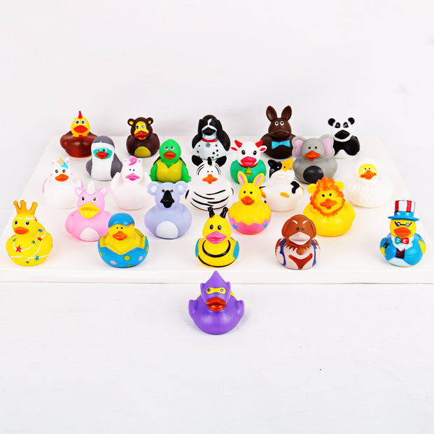 Children's Bath Toys Christmas Squeeze And Sound Duck