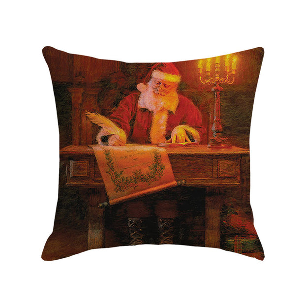 Home Pillowcase Christmas Red Santa