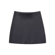Loose sleeved knitted jacket mini skirt