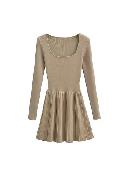 Knit Dresses for Formal Occasions Mini Party Dress Elegant and Beautiful Women's Dresses Slim Fit Long Sleeve Dress