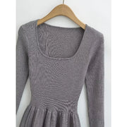 Knit Dresses for Formal Occasions Mini Party Dress Elegant and Beautiful Women's Dresses Slim Fit Long Sleeve Dress