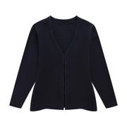 Loose sleeved knitted jacket mini skirt