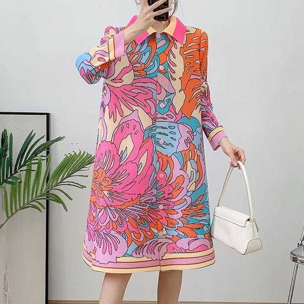New summer oversized stand up collar pink shirt, fashionable and age reducing western-style jacket, women's mid length trendy