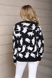 Halloween sweater pullover knit sweater