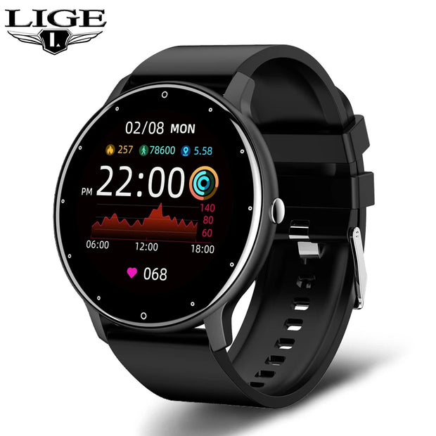 2025 Smart watch Ladies Full touch Screen Sports Fitness watch IP67 waterproof Bluetooth For Android iOS Smart watch Female
