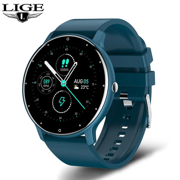 2025 Smart watch Ladies Full touch Screen Sports Fitness watch IP67 waterproof Bluetooth For Android iOS Smart watch Female