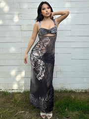 Maxi Dress Bodycon Sexy