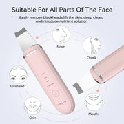 Ultrasonic Skin Scrubber Deep Cleaning Peeling Shovel Limpiador Facial Skin Care Face Lifting Machine Ultrasonic Cleaner