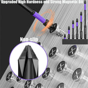 6/12 Pieces Magnetic Screwdriver Bits Non-slip Shockproof