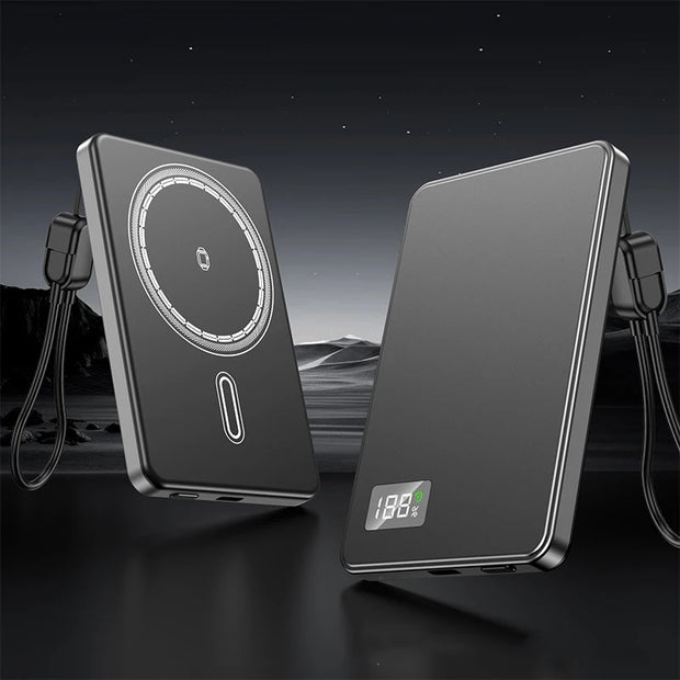 Mini ultra-thin magsafe magnetic wireless charging power bank