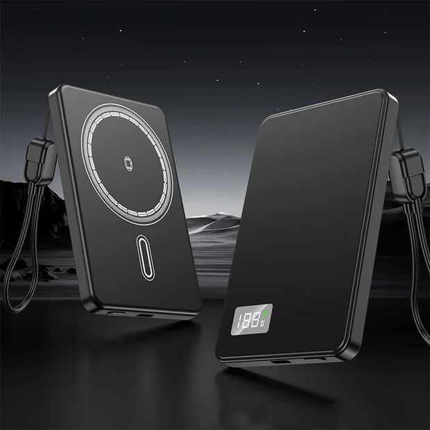 Mini ultra-thin magsafe magnetic wireless charging power bank