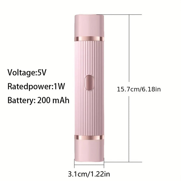 Two in one women's electric shaver - suitable for eyebrows, face, legs, and armpits, portable wet and dry hair remover
