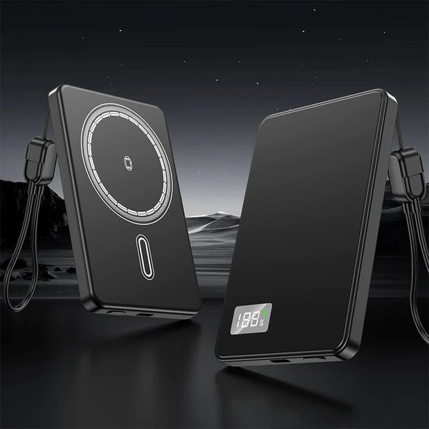 Mini ultra-thin magsafe magnetic wireless charging power bank