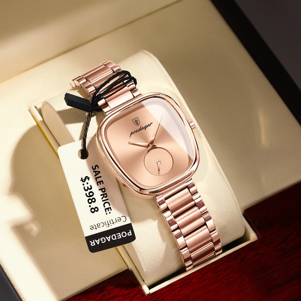 Luxury Watch for Woman Waterproof Stainless Steel Quartz Ladies Watch High Quality Women's Watches Elegant Female Clock