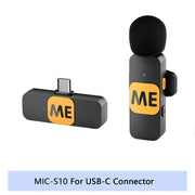 Professional Wireless Lavalier Mini Microphone for iPhone iPad Android Live Broadcast Gaming Recording Interview Vlog