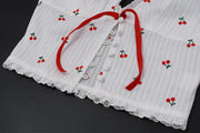 WhereMery Korean Fashion Print Halter Camis Tank Tops Summer Knitted Slim Fit Tank Top High Street Commuter Casual Women's Wear
