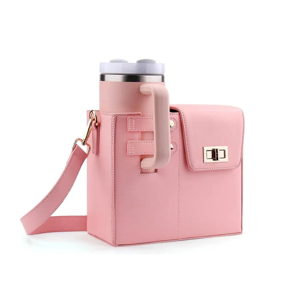 Outdoor portable crossbody water cup protection