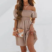 Puff Sleeves Dress