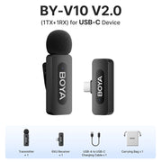 Professional Wireless Lavalier Mini Microphone for iPhone iPad Android Live Broadcast Gaming Recording Interview Vlog