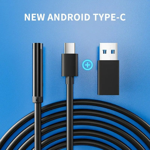TYPE-C Endoscope Camera IP67 Waterproof for Phone, PC