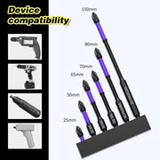 6/12 Pieces Magnetic Screwdriver Bits Non-slip Shockproof