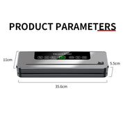 Electric Vacuum Sealer Dry/Wet Food Sealed Packaging Kitchen Food Storage Seal Built-in Cutter Knife