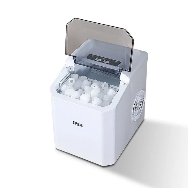 15KG daily ice making capacity, fully automatic ice maker, small and low-power household dormitory