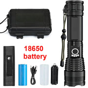 Aluminium Alloy Telescopic Zoom Torch Lamp for Outdoor Camping