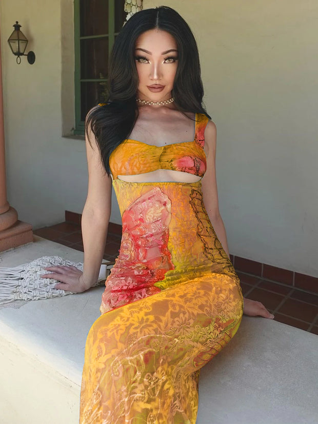 Maxi Dress Bodycon Sexy