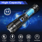 Aluminium Alloy Telescopic Zoom Torch Lamp for Outdoor Camping