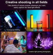 Portable RGB Video Light Gamer Lamp 2000mAh Photo Video Shooting Selfie Lighting Fill-in lights for Vlog/YouTube
