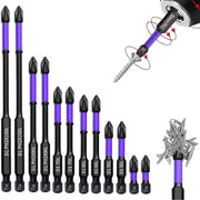 6/12 Pieces Magnetic Screwdriver Bits Non-slip Shockproof
