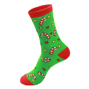 Santa Claus Snowman Elk Socks Festive