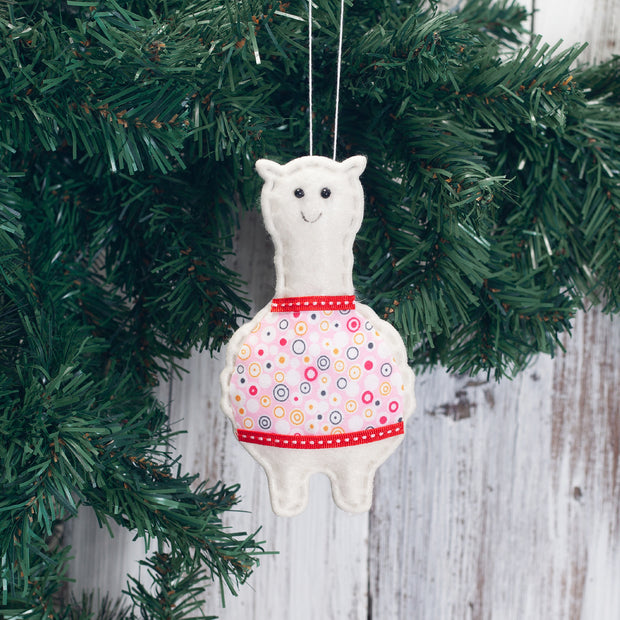 Creative Christmas Tree Alpaca Suit Pendant Home Decoration