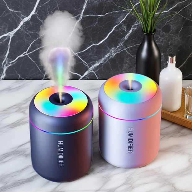 180ML Mini Air Humidifier USB Electric Aroma Diffuser Essential Oil Purifier Aromatherapy Mist Maker Lights For Car Home Bedroom