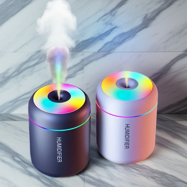 180ML Mini Air Humidifier USB Electric Aroma Diffuser Essential Oil Purifier Aromatherapy Mist Maker Lights For Car Home Bedroom